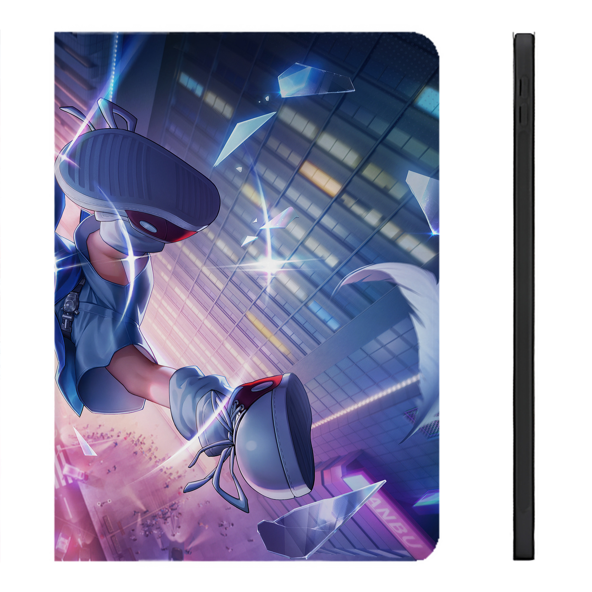 （画像用） 名探偵コナン Detective Conan IPadケース ペンホルダー付き ブックスタイルデザイン